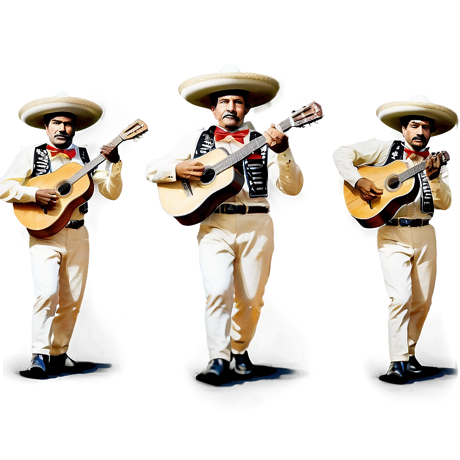 Vintage Mariachi Scene Png Cnf98 PNG