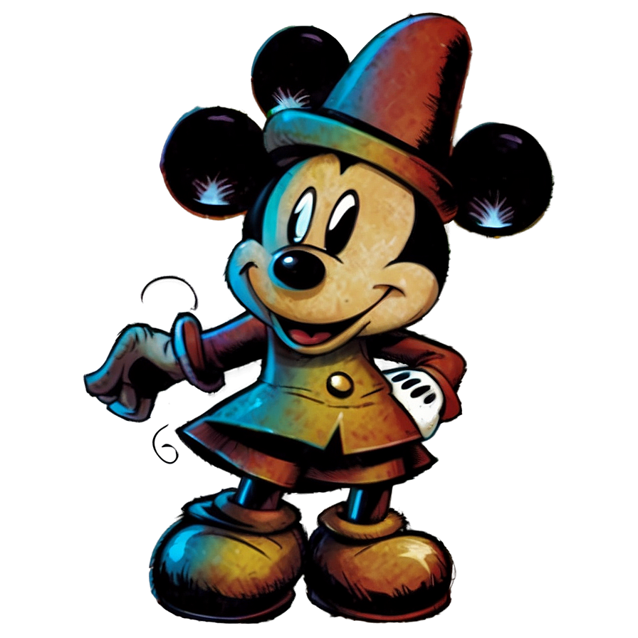 Vintage Mickey And Minnie Png 06122024 PNG