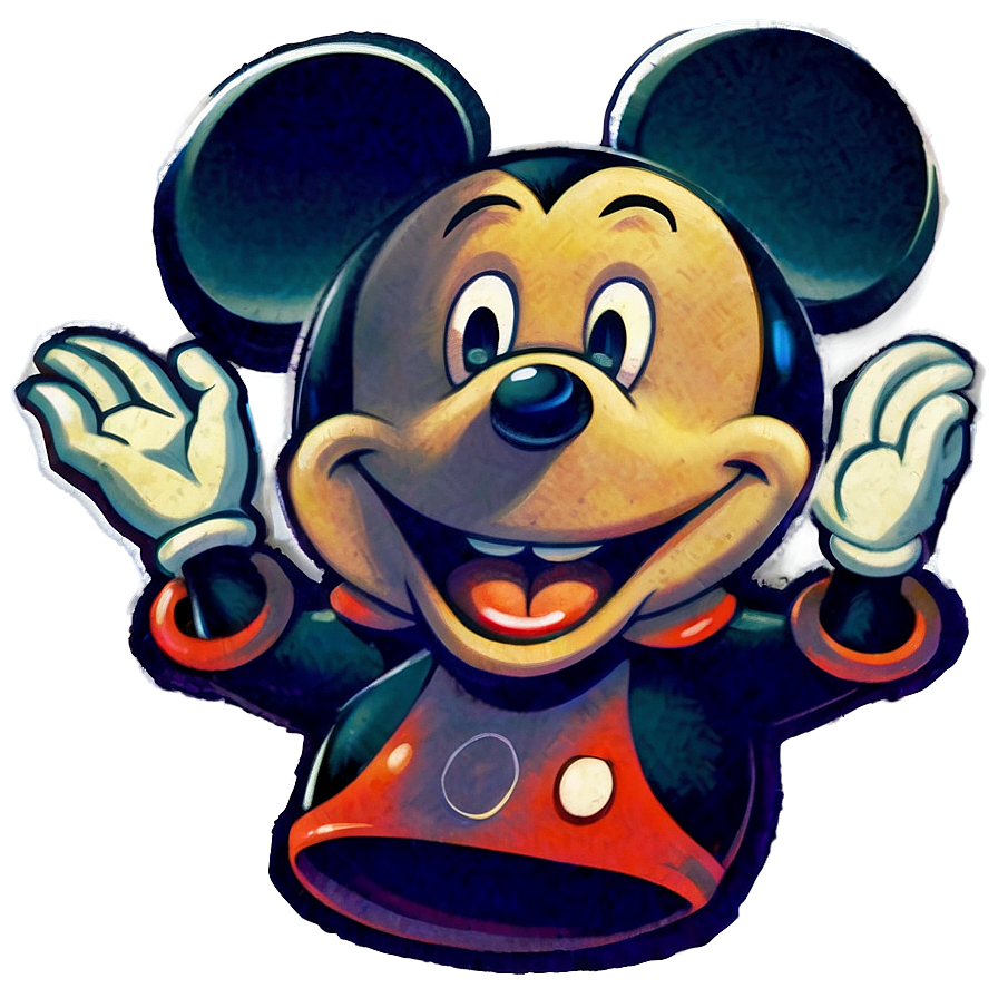 Vintage Mickey And Minnie Png Wlc13 PNG