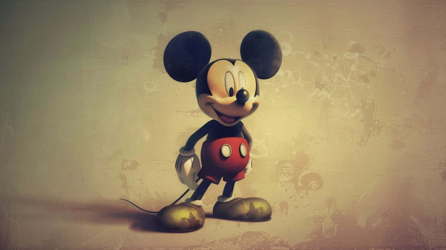 Vintage Mickey Mouse Artwork Wallpaper