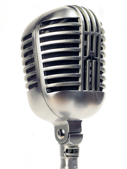 Vintage Microphone Classic Design PNG