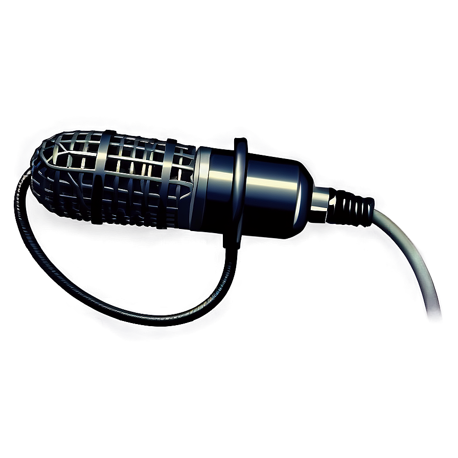 Vintage Microphone Png 04292024 PNG