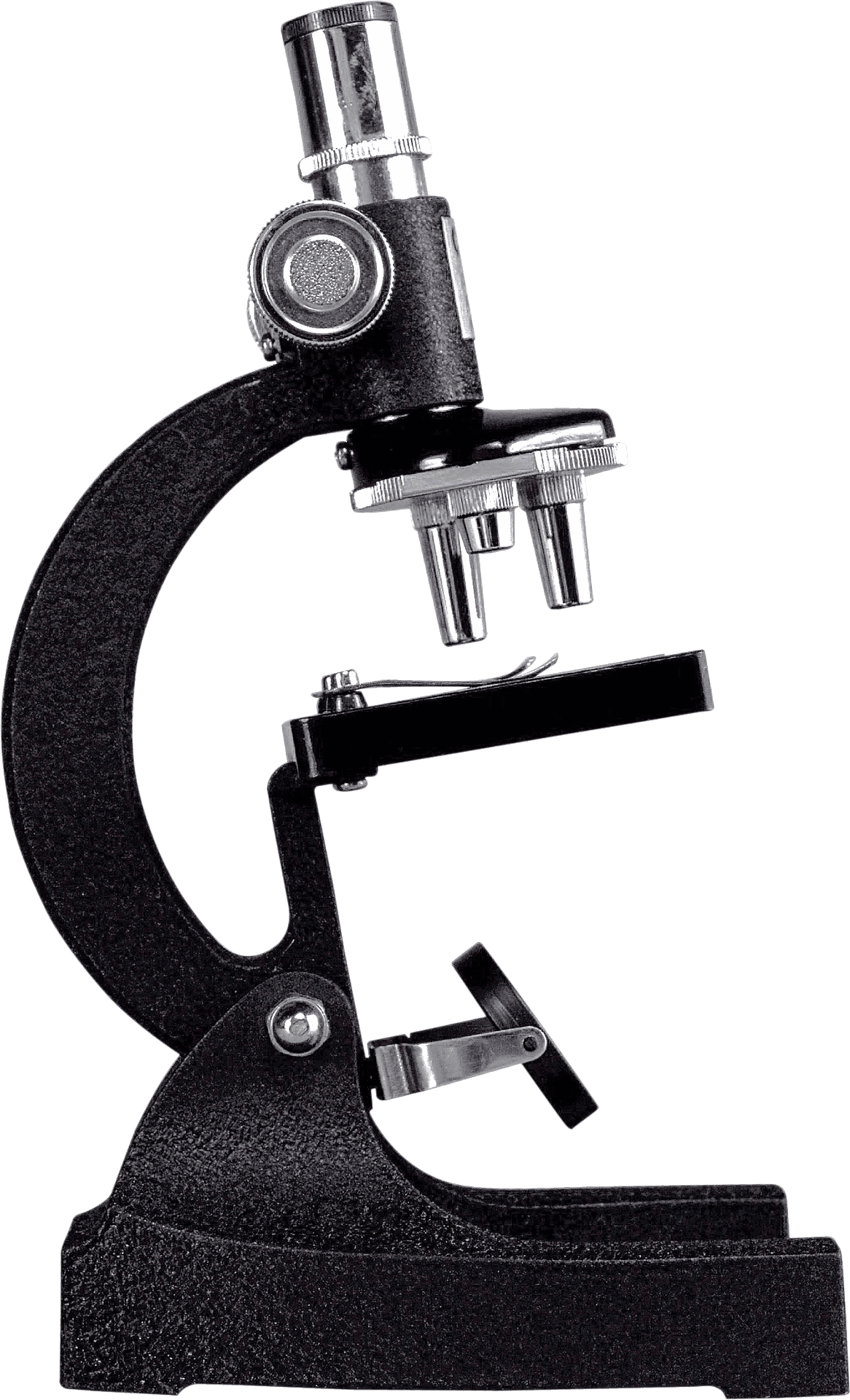 Vintage Microscope Silhouette PNG