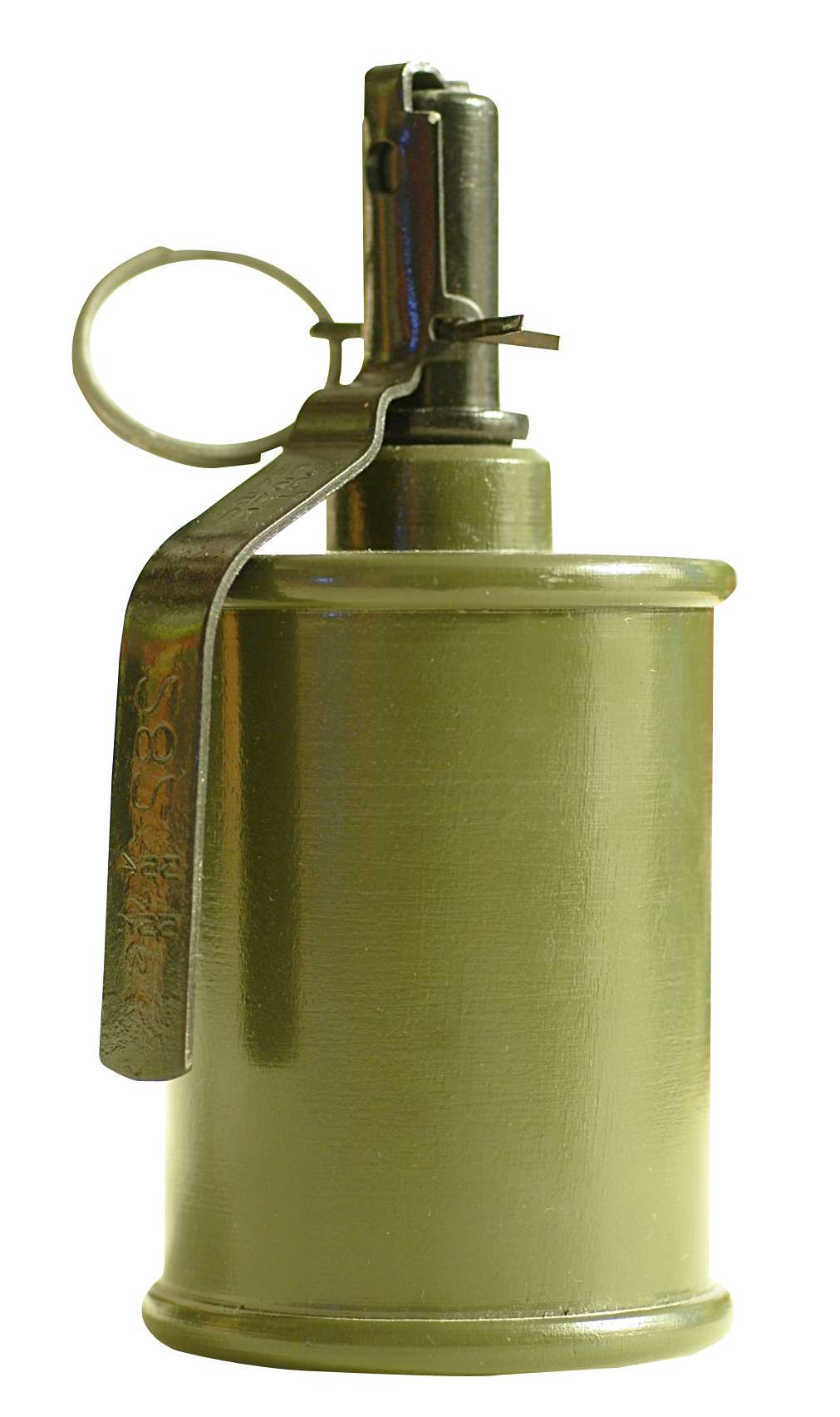 Vintage Military Grenade Isolated PNG