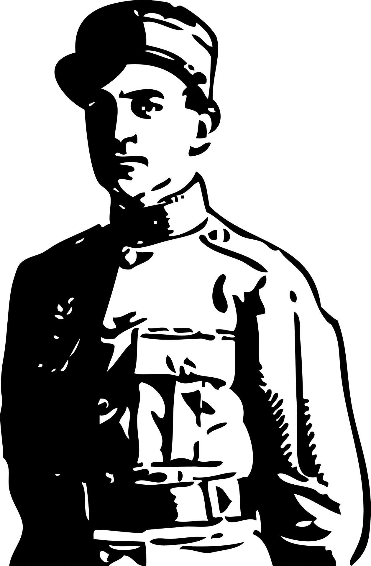 Vintage Military Uniform Portrait PNG