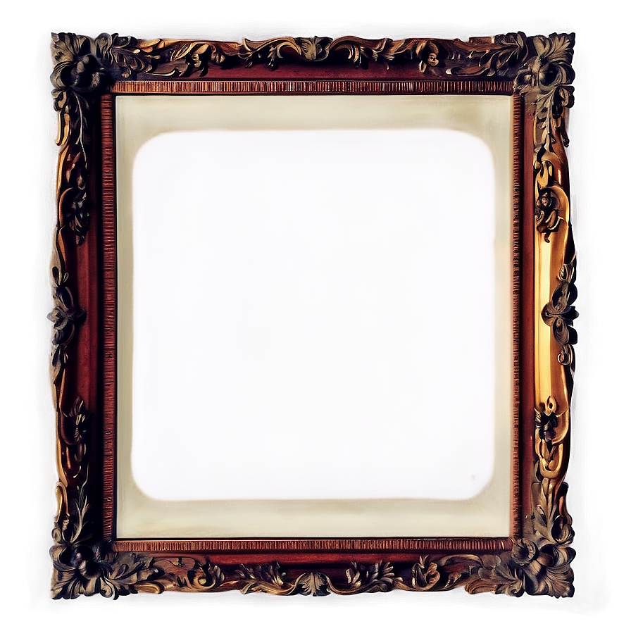 Vintage Mirror Frame Png 41 PNG