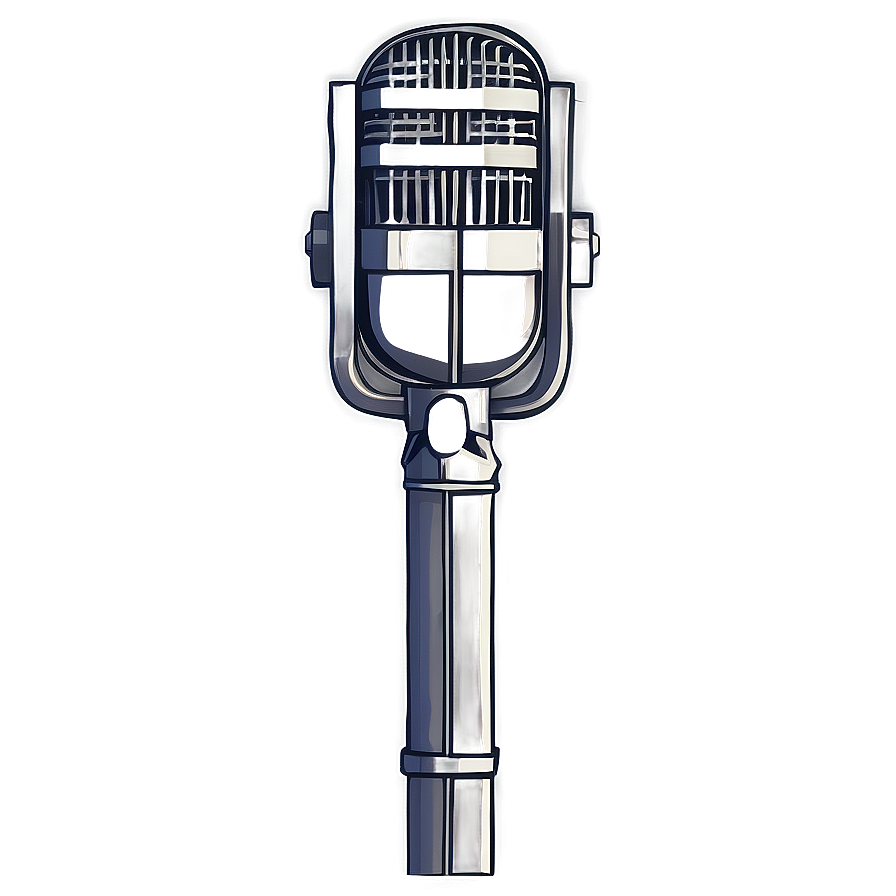 Vintage Mono Microphone Png Lmx32 PNG