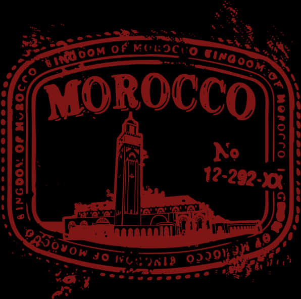 Download Vintage Morocco Stamp Design | Wallpapers.com