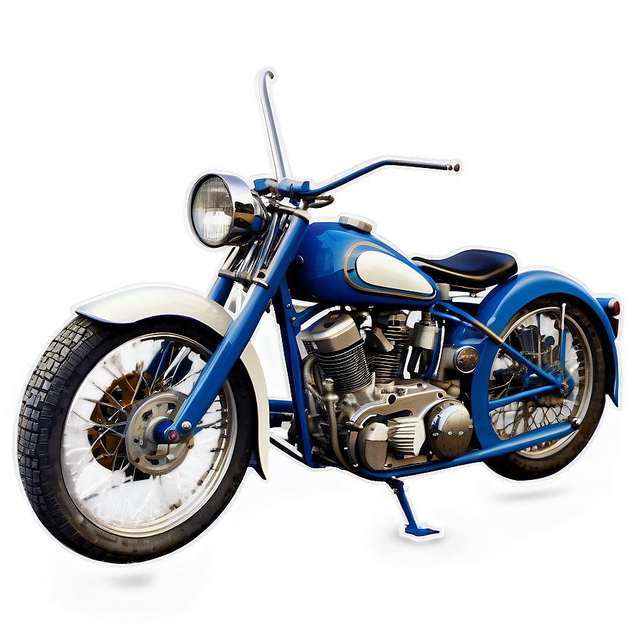 Download Vintage Motorcycle Png Axf | Wallpapers.com