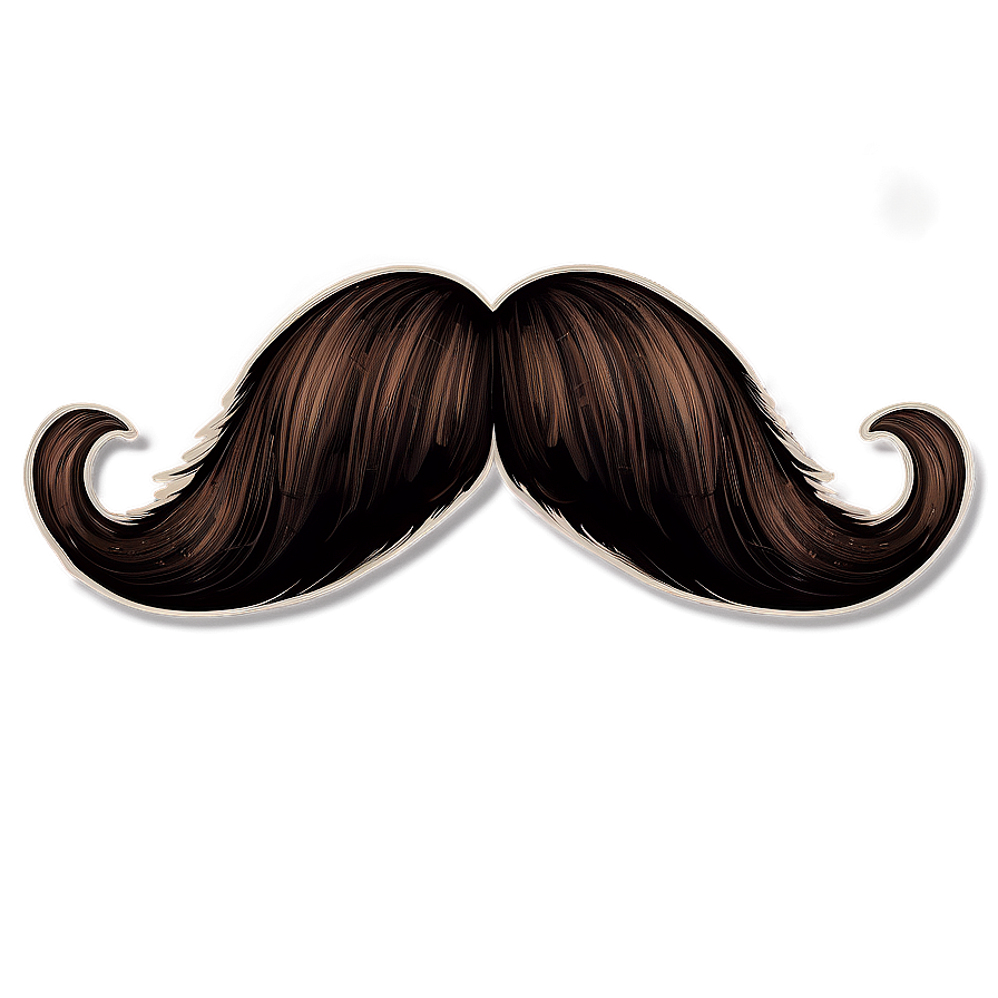 Download Vintage Mustache Style Png 34 | Wallpapers.com