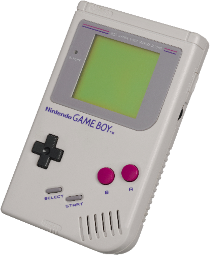 Vintage Nintendo Game Boy Image PNG