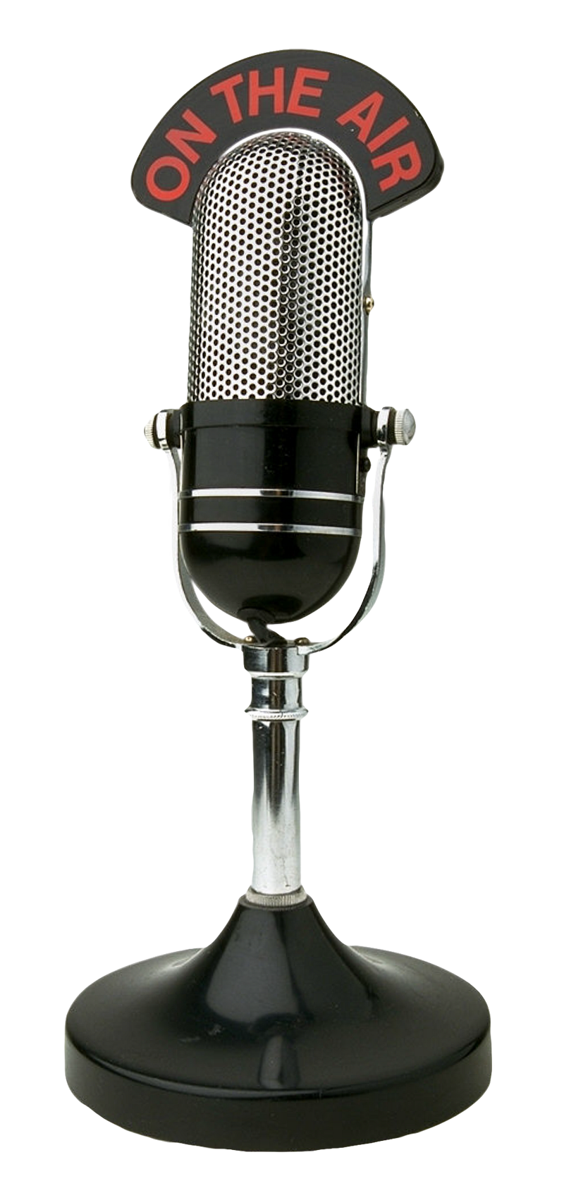 Vintage On Air Microphone PNG