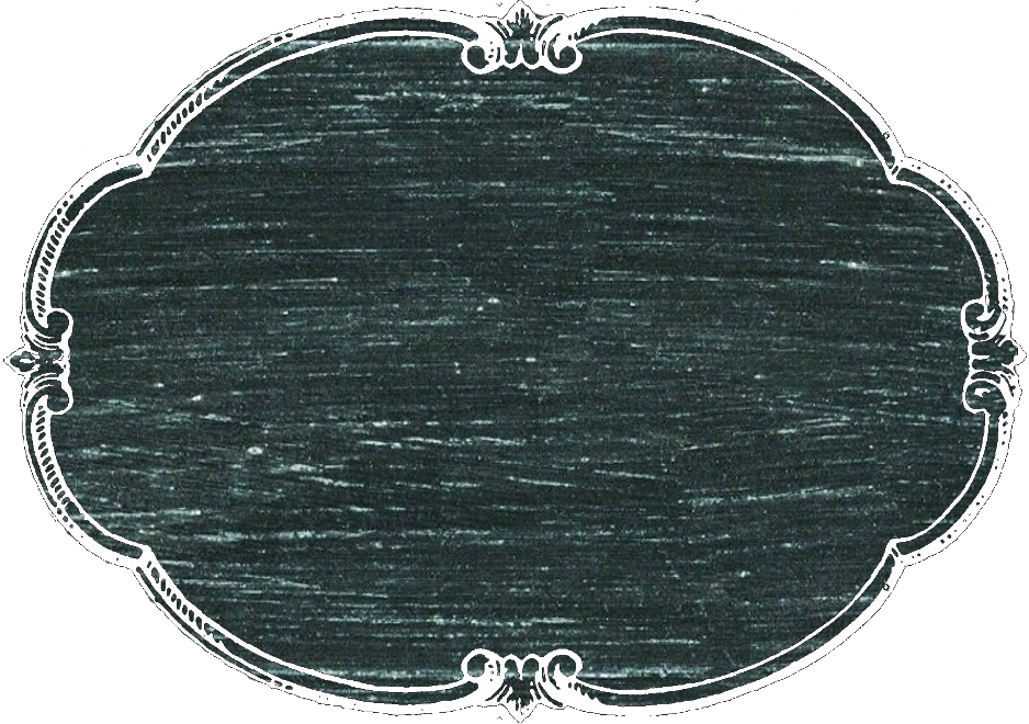 Vintage Ornate Chalkboard Texture PNG