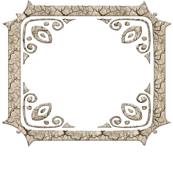 Vintage Ornate Frame Design PNG