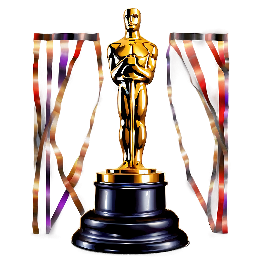 Vintage Oscar Statue Png Kkp38 PNG