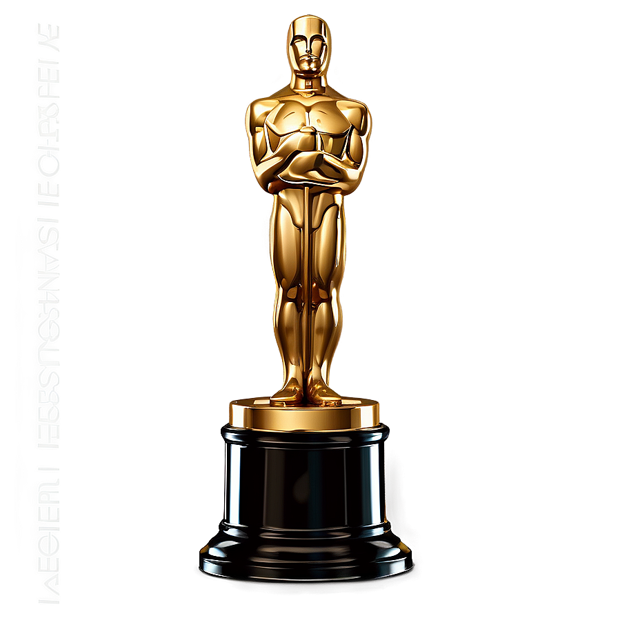 Vintage Oscar Statue Png Oeq PNG