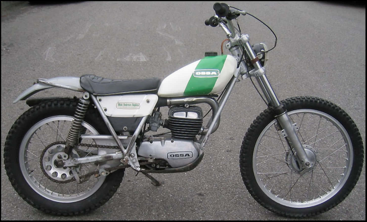 Vintage Ossa Trial Motorcycle Wallpaper