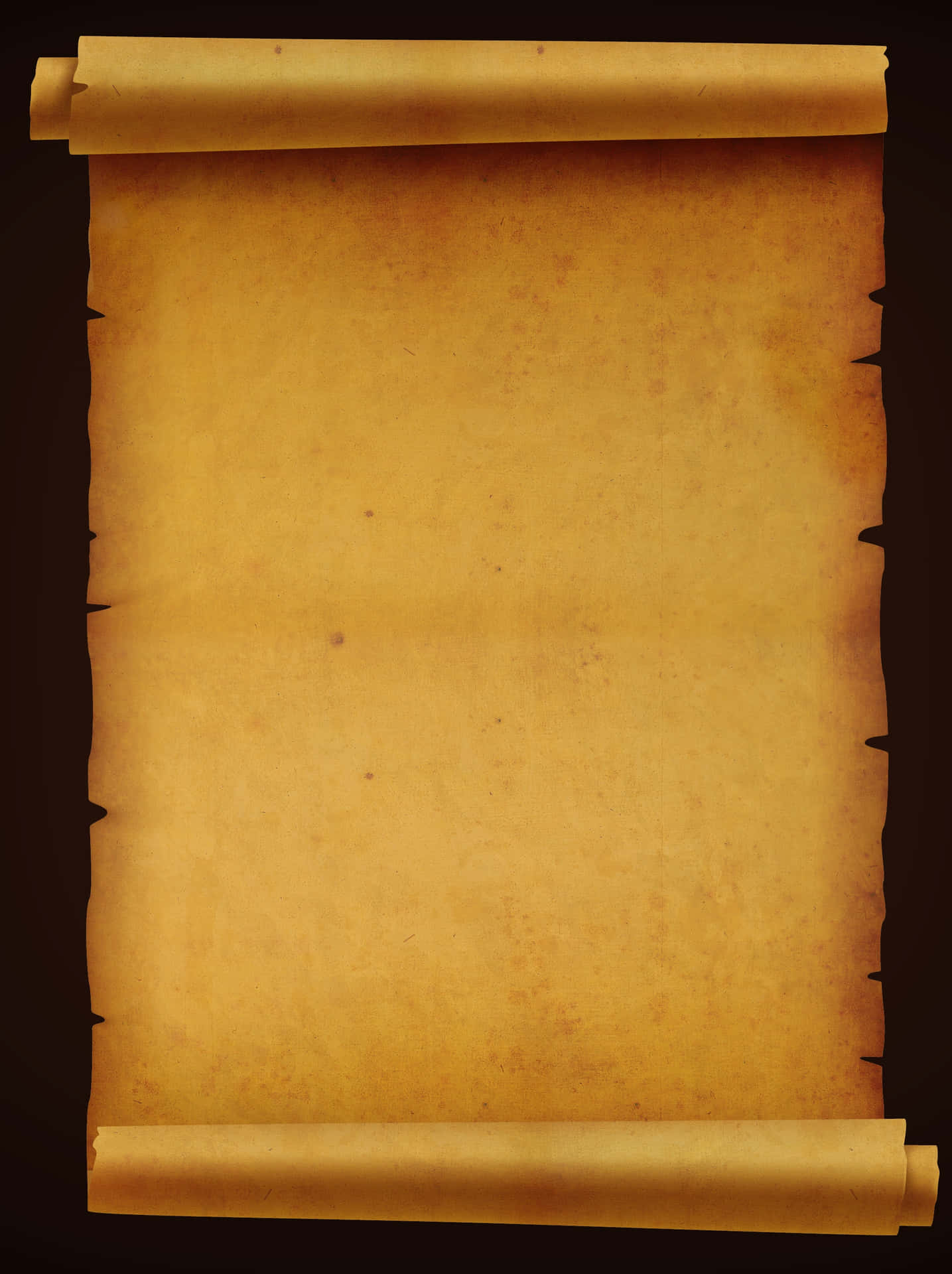 A Scroll With A Brown Background