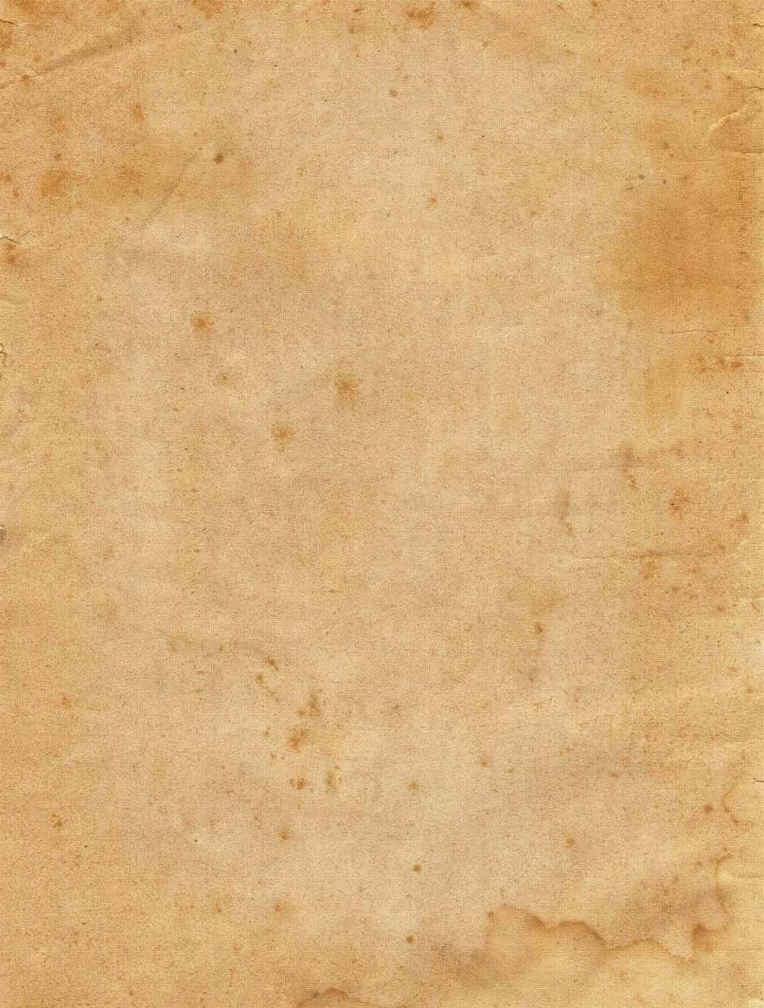 An Old Paper With A Brown Background