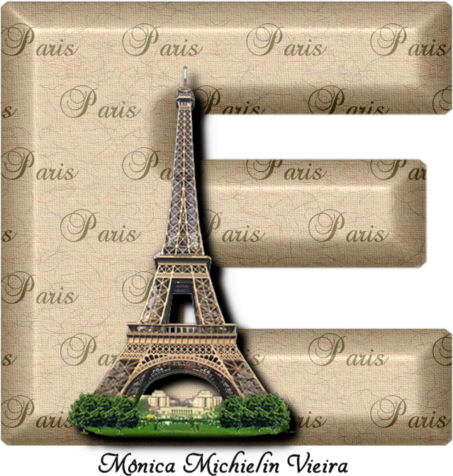 Vintage Paris Eiffel Tower Design PNG