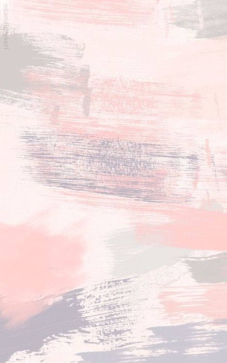 En pink og grå abstrakte pensl mønster Wallpaper