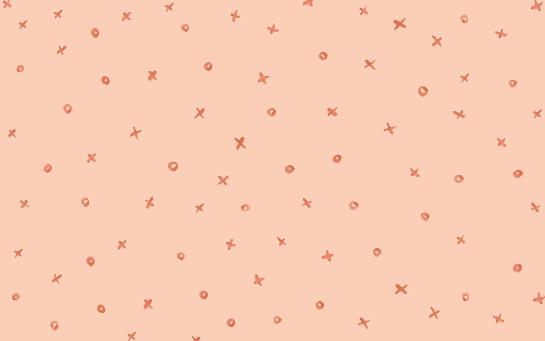 The Perfectly Vintage Peach Wallpaper