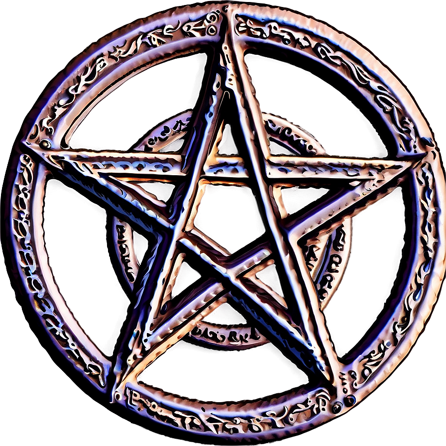 Download Vintage Pentagram Emblem Png Doc84 | Wallpapers.com