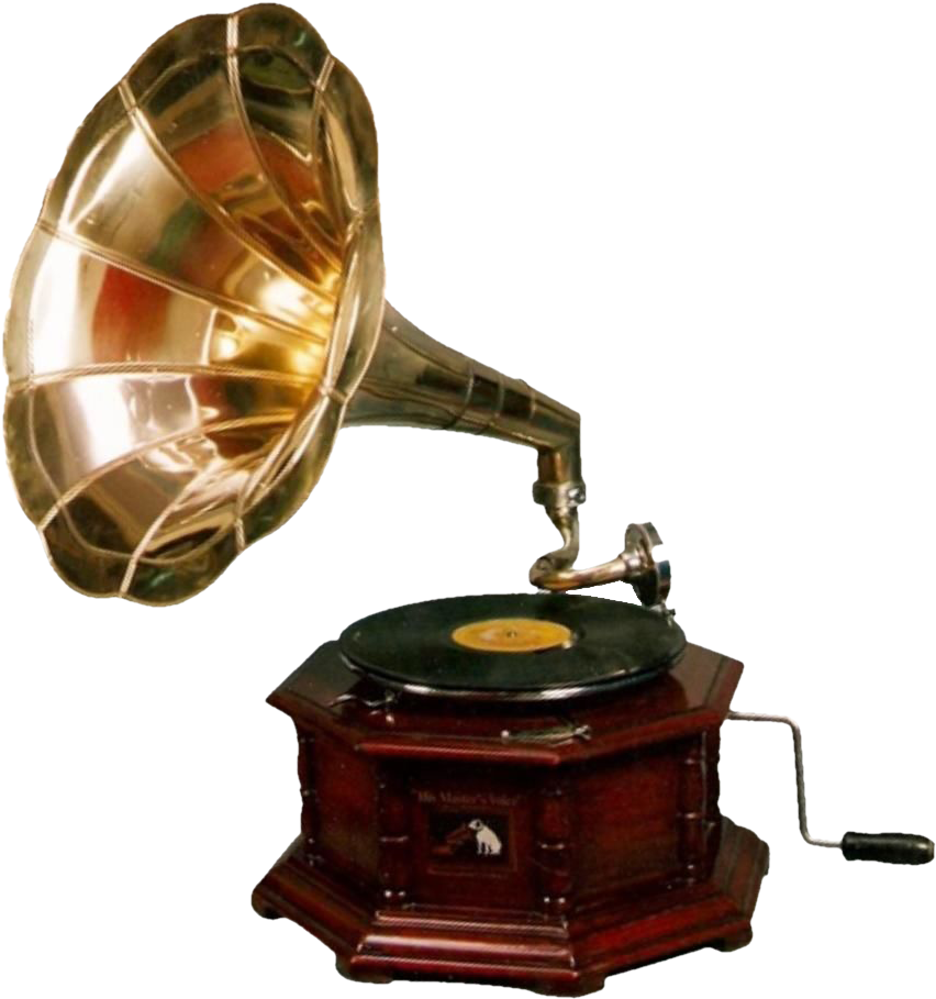 Vintage Phonograph Classic Design PNG