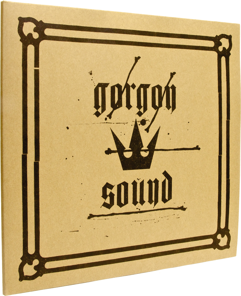 Vintage Phonograph Sound Label PNG