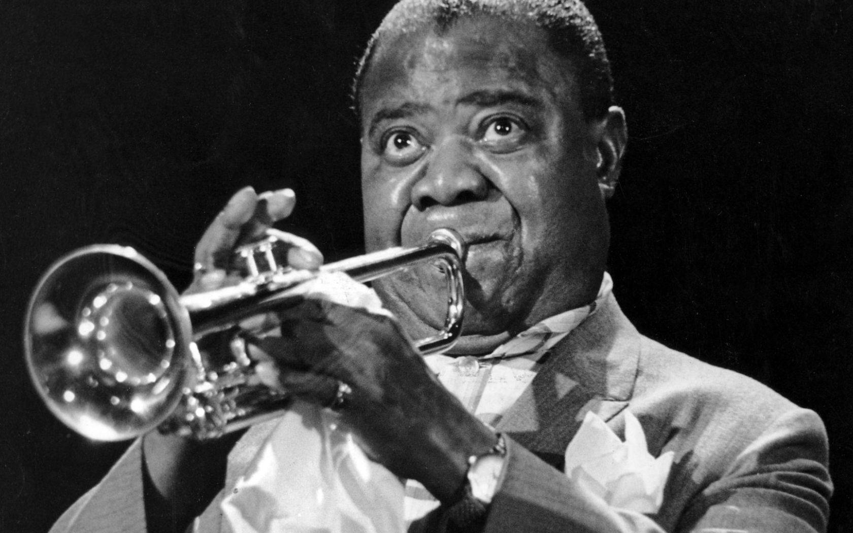 Vintage Photo Louis Armstrong Wallpaper
