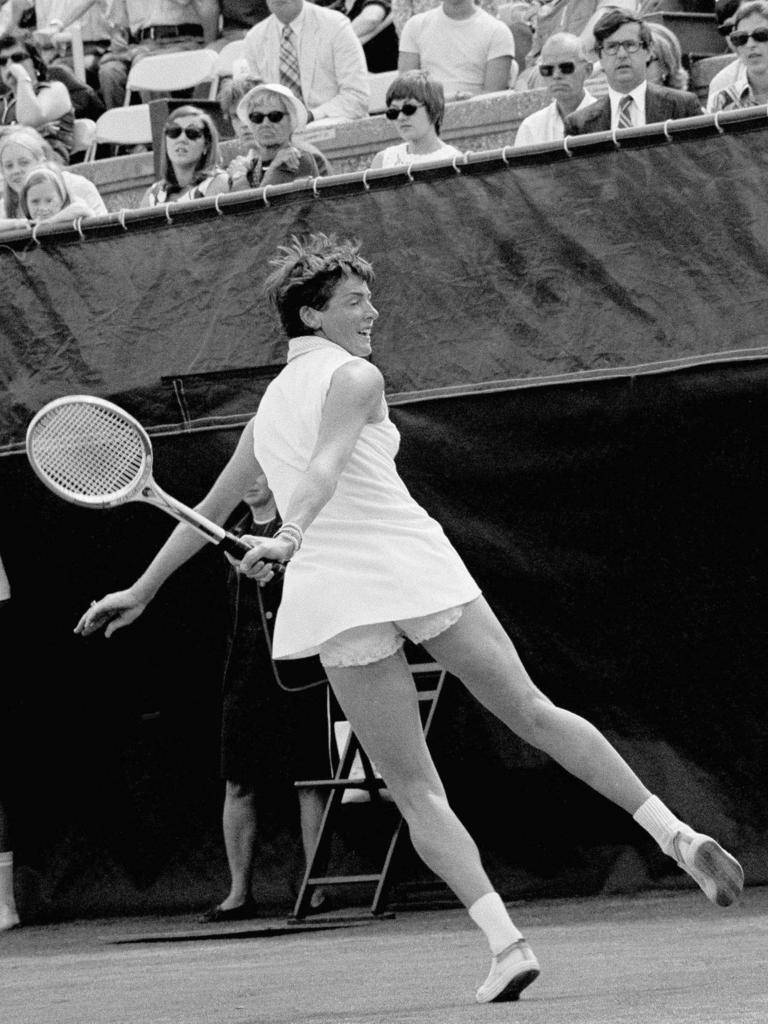 Laleggenda Del Tennis - Fotografia Vintage Di Margaret Court Sfondo