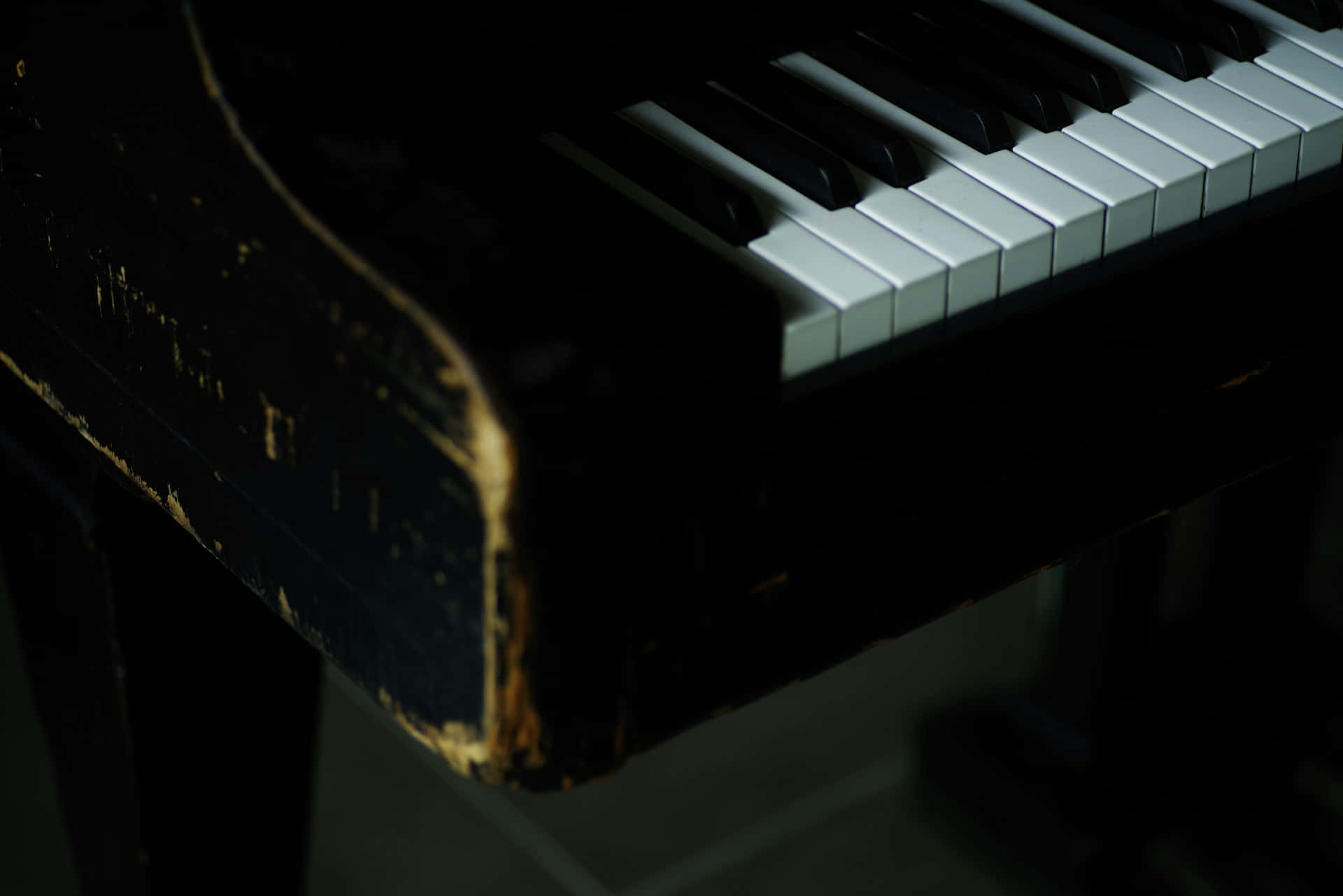 Vintage Piano Keys Aesthetic Wallpaper