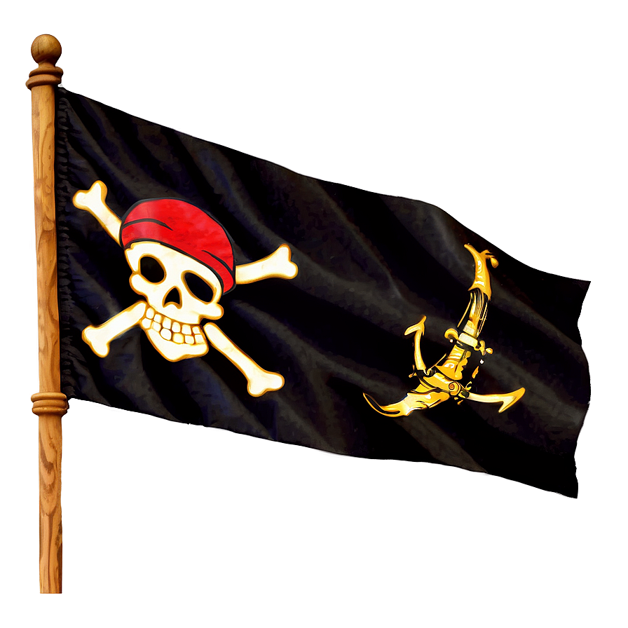 Vintage Pirate Flag Png 30 PNG