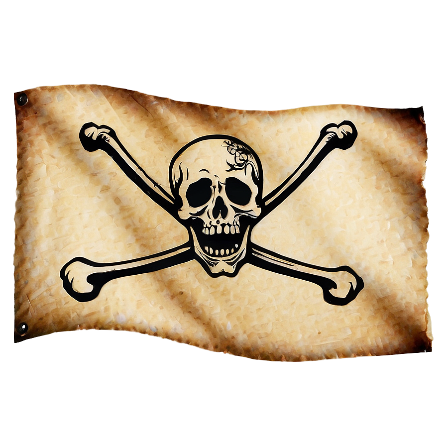 Vintage Pirate Flag Png Ngy89 PNG