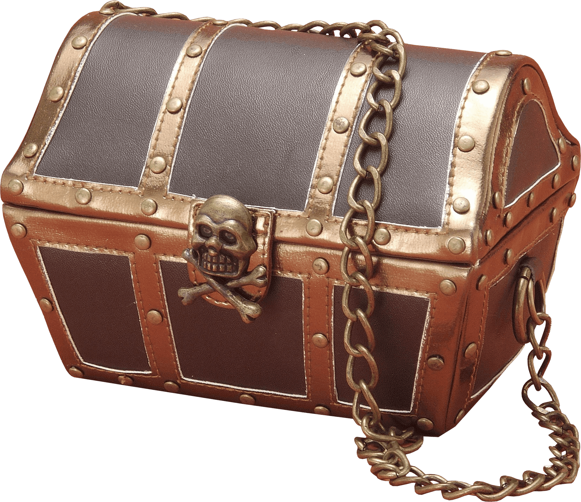Vintage Pirate Treasure Chest PNG
