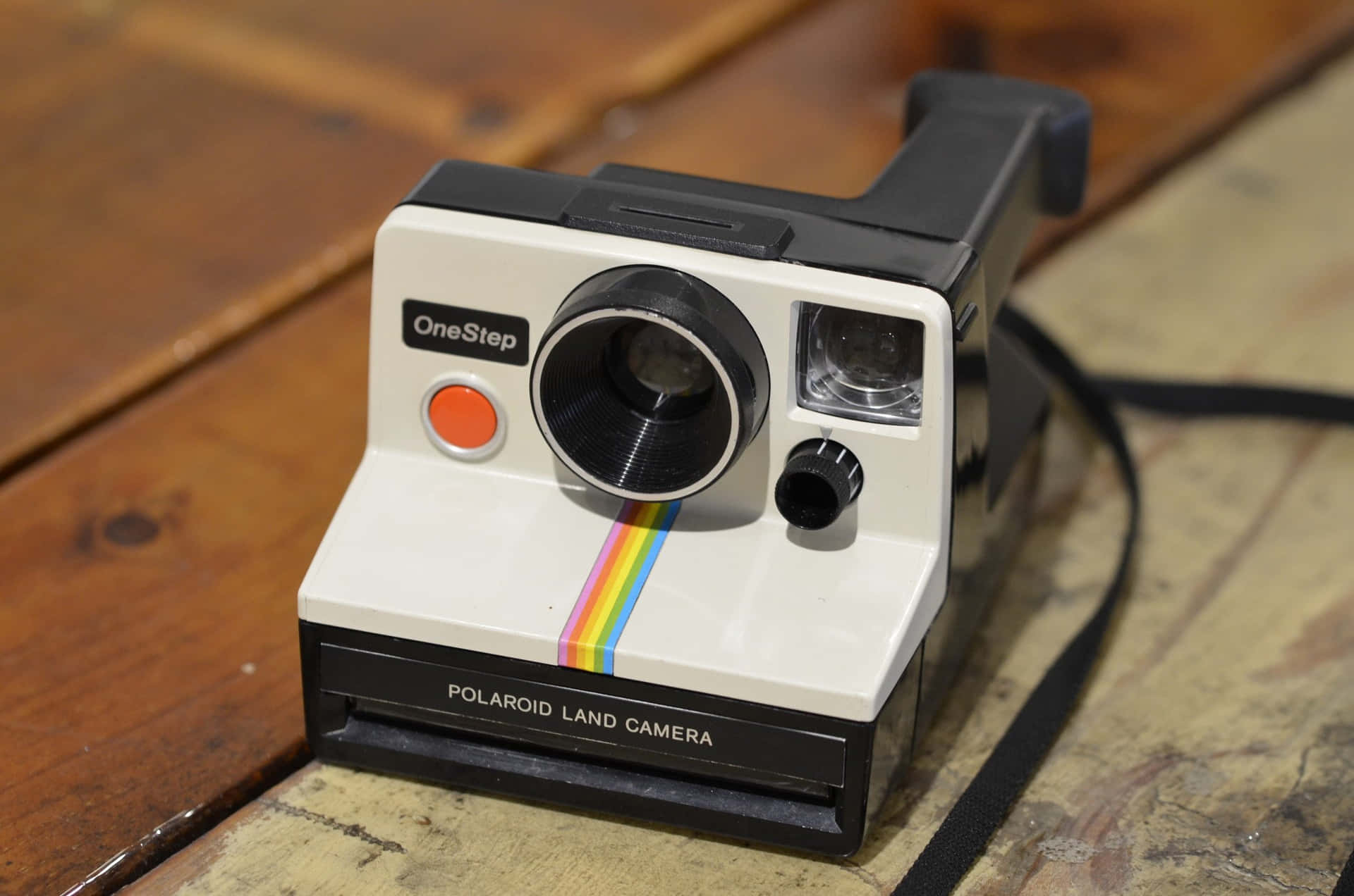 Vintage Polaroid One Step Land Camera Achtergrond