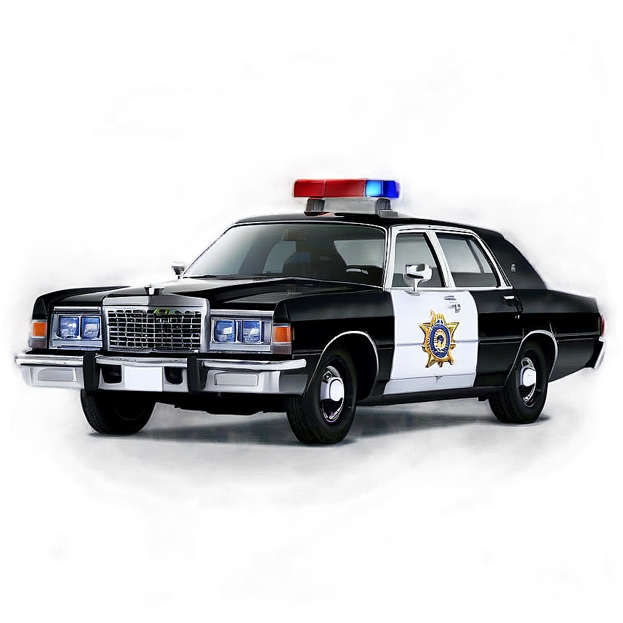 Vintage Police Car Png 87 PNG