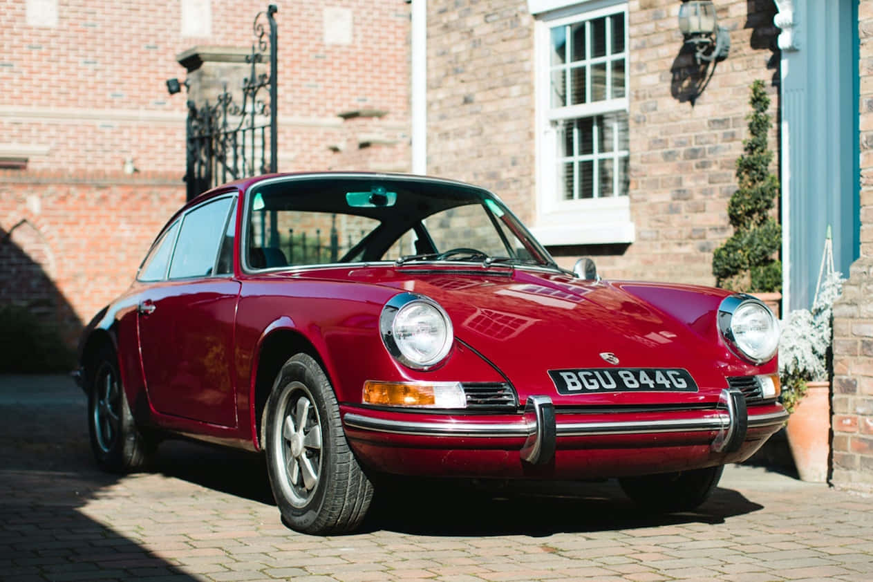 Vintage Porsche 912 In Pristine Condition Wallpaper