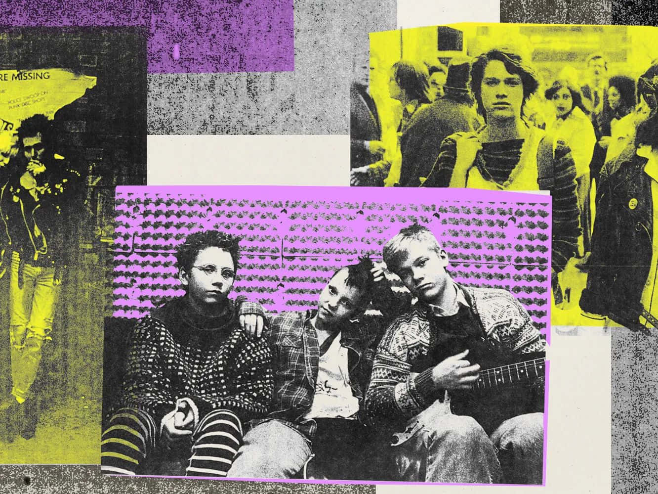 Vintage Punk Collage Aesthetic.jpg Wallpaper