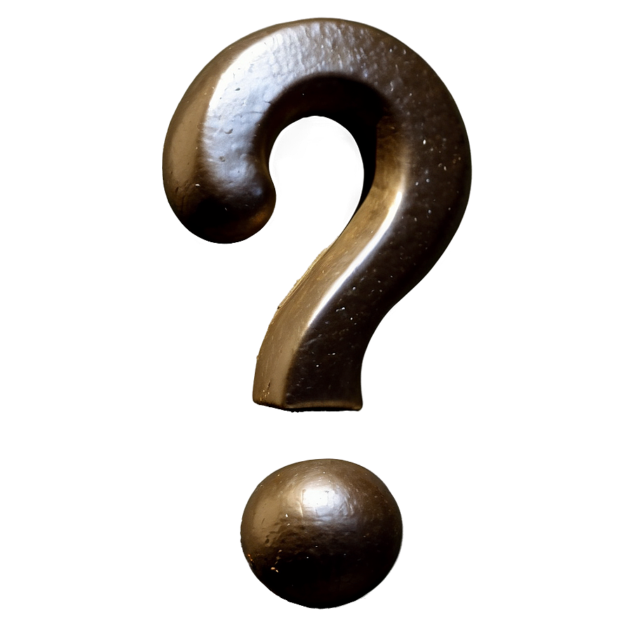 Vintage Question Mark Transparent Png Mqk76 PNG