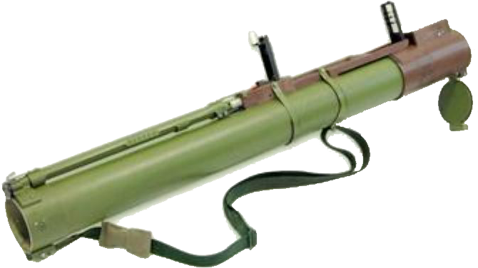 Vintage R P G Grenade Launcher PNG