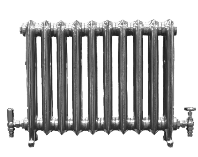 Vintage Radiator Black Background PNG