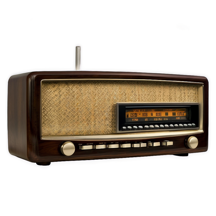 Download Vintage Radio Png Xsg | Wallpapers.com