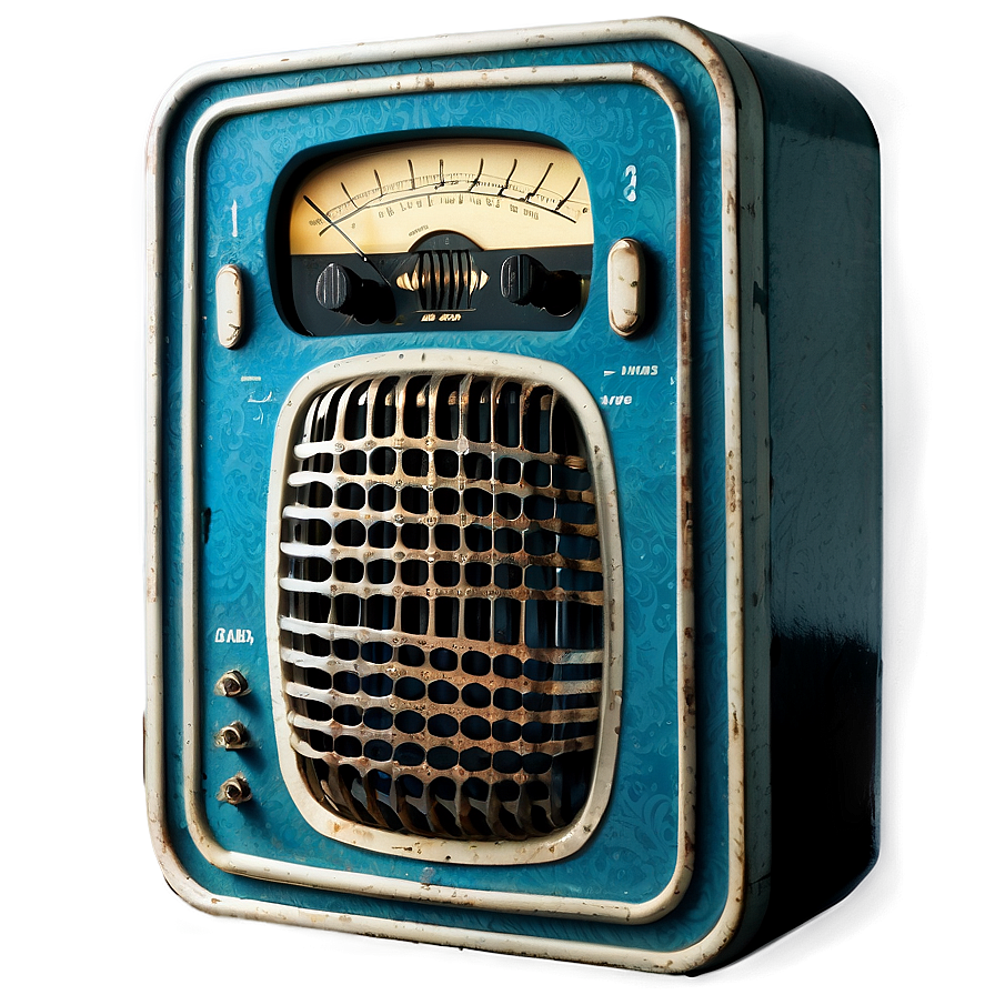 Vintage Radio Speaker Png 05252024 PNG