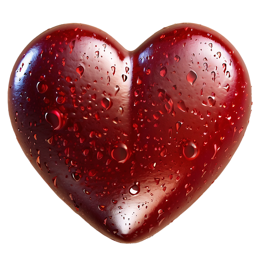 Vintage Red Heart Emoji Png Gvl57 PNG