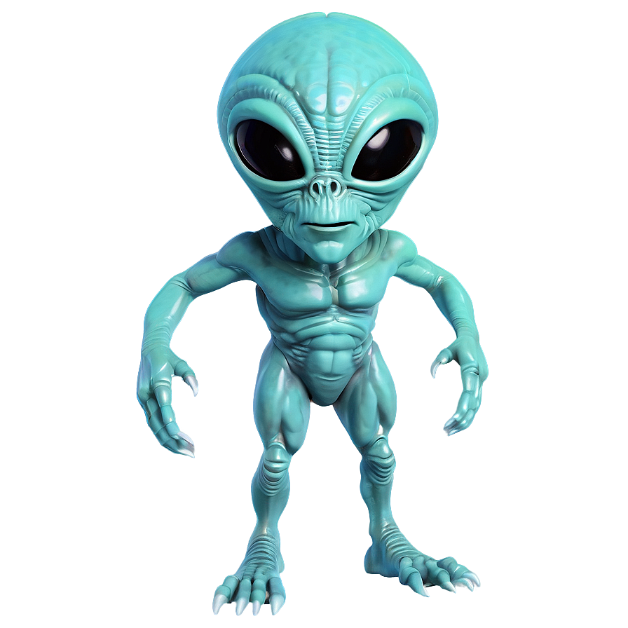 Vintage Retro Alien Png 05032024 PNG