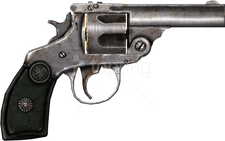 Vintage Revolver Isolated PNG