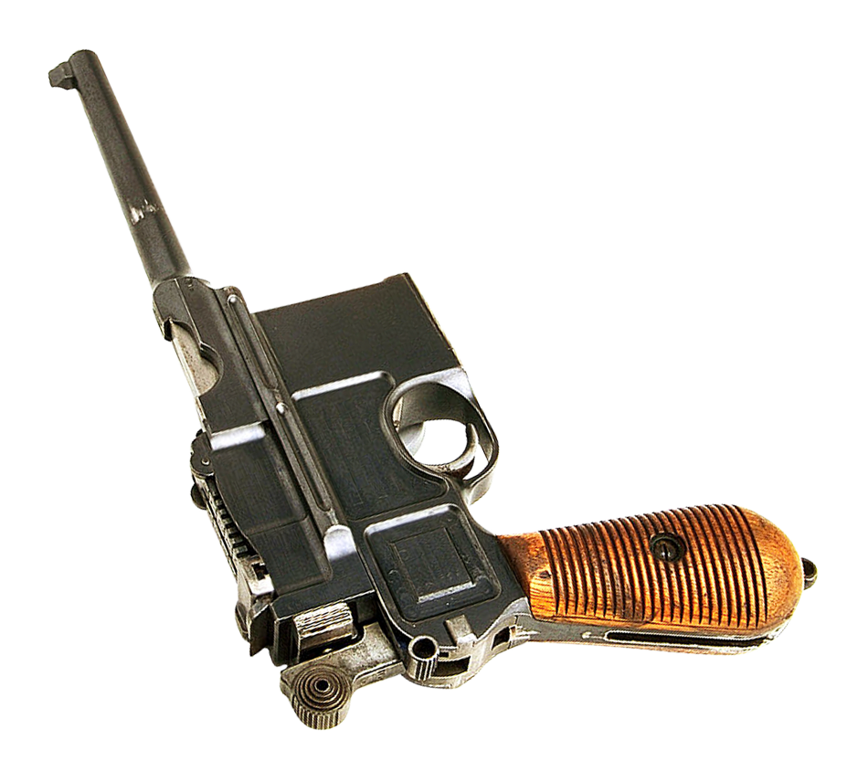 Vintage Revolver Isolated PNG