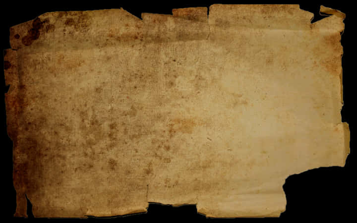 Vintage Ripped Paper Texture PNG