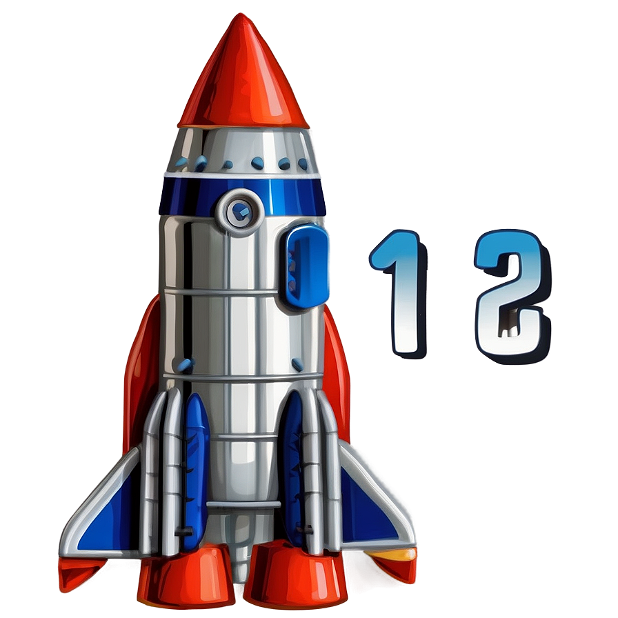 Vintage Rocket Png 04292024 PNG